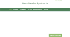 Desktop Screenshot of greenmeadowapartments.com